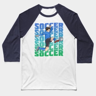 Soccer Player Boys Girls Youth Futbol Lover Gift Baseball T-Shirt